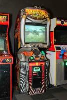 'Big Buck World' Play Mechanix&nbsp;dedicated Big Buck Safari upright cabinet with faux tusks