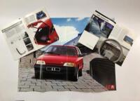 CITROEN: Three Citroen colour sales brochures and poster. AX and BX poster and brochures - 3