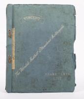 An original circa 1949&ndash;1950 Spare Parts Catalogue, with an inserted Kallin Motors Limited cover letter and a 1949 letter from service manager Paul Richardson regarding "B" Rapide frame No. R2536.