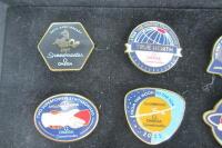 OMEGA & SPACE: eight boxed enamel badges commemorating the Omega's 'Speedmaster' - 13