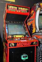 'Mortal Kombat' Midway dedicated cabinet running Moral Kombat 1 game board, 26' Nanao screen - 6