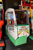 Iconic 'Pole Position' Namco single driver cabinet, running Pole Position II&nbsp;software