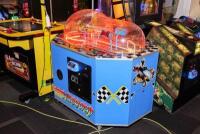 'Raceway' Coastal Amusements tabletop racing machine with domed top, only 1-payers side working - 2