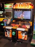 'Rambo'&nbsp;2-player machine, aftermarket LCD fitted