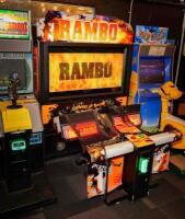 'Rambo'&nbsp;2-player machine, aftermarket LCD fitted - 6