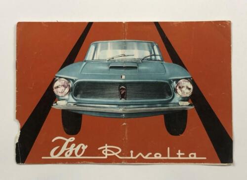 ISO RIVOLTA: An original English text Iso Rivolta sales brochure