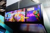 Teenage Mutant Ninja Turtles 4-player LAI Australian dedicated upright cabinet, with turtles in time (TMNT part 20 gameboard and rare purple joy stick, 26' Nanao monitor - 3