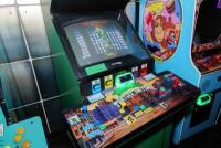 Teenage Mutant Ninja Turtles 4-player LAI Australian dedicated upright cabinet, with turtles in time (TMNT part 20 gameboard and rare purple joy stick, 26' Nanao monitor - 5