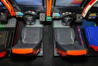 'Scud Race' Sega Japanese twin driving machines - 5
