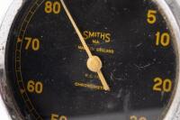 A rare circa 1950s 8000 RPM Smiths tacho gauge as used on performance bikes of the period including the Vincent Black Lightning - 2