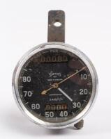A rare circa 1950's 80 MPH&nbsp;Smiths speedometer&nbsp;gauge