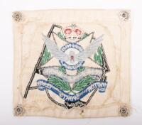 A circa 1970s Victoria Police Force Motor Sports Club shirt/uniform button on patch, 14cm high, 15cm wide, the club formed in the mid 1950s - 2