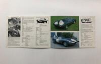 DEETYPE: A late 1970's Deetype sales brochure. Jaguar 'D' Type replica - 2