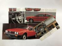 ALFA ROMEO: Three Alfa Romeo sales brochures. GTV, Sprint, Alfetta sales brochures - 4