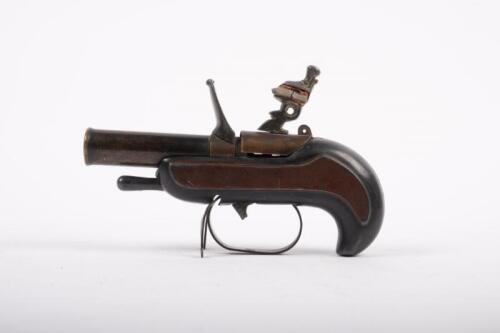 10A · DUNHILL: A very rare c1930s Dunhill flintlock dueling pistol table lighter, constructed from brass and lead alloy