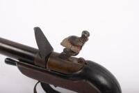 DUNHILL: A very rare c1930s Dunhill&nbsp;flintlock dueling pistol table lighter, constructed from brass and lead alloy&nbsp; - 2