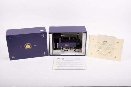 31A · STEAM MODEL: A limited edition MSS/Mamod Queens Golden Jubilee 1952-2002 locomotive steam model, one of 500 produced, new within box, complete
