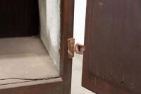 MEAT SAFE: A early 20th century timber meat safe/kitchen cabinet, 145cm high, 47cm wide, 36cm deep overall - 7