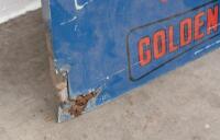 GOLDEN FLEECE: A c1950s-1960s door believed to be from an English commercial vehicle, painted in Golden Fleece scheme - 3