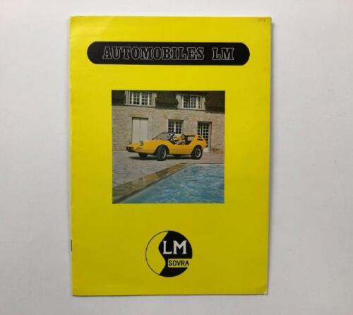 LM SOVRA: An original 1973 Automobiles LM - LM SOVRA - sales brochure