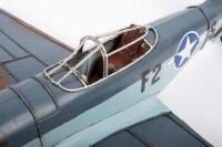 MUSTANG: A modern tin toy aeroplane in the style of a Mustang, 54cm wide&nbsp; - 3