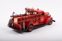 FIRE TRUCK: A large modern tin toy c1940s fire truck model by Boyle Industries, approximately 42cm in length&nbsp; - 3