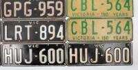 NUMBER PLATES: A group of twelve&nbsp;Victorian number plates, from c1960s-1980s, for display only - 4