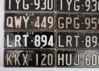 NUMBER PLATES: A group of twelve&nbsp;Victorian number plates, from c1960s-1980s, for display only - 5