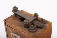 IGNITION COILS: Two c1920s-1930s 'ROFO' six volt ignition coils, each measure 15cm high&nbsp; - 2