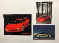 LAMBORGHINI DIABLO: Three sales brochures relating to the Lamborghini Diablo/Diablo VT