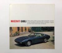 MASERATI GHIBLI: An interesting official Maserati Ghibli sales brochure - 3