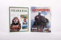 TRAIN ENCYCLOPEDIAS: Two hardcover encyclopedia books by Colin Garrat&nbsp;on trains including 'Steam & Rail' and 'Locomotives'