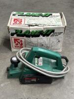PLANER: A Ryobi rebate planer 82mm 3 1/4 cut model HL82, within box, tested and working
