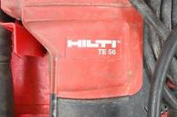 HAMMER DRILL: A Hilti TE56 rotary hammer drill, within case - 2