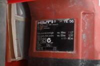 HAMMER DRILL: A Hilti TE56 rotary hammer drill, within case - 3