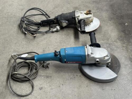 GRINDERS: Two grinders including one by Bosch the other by Rupes