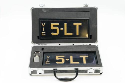 5 · Victorian Signature Series plate '5.LT', sold with rights to display - Location: Dingley Village]