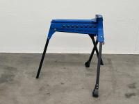 VICE STAND: A folding portable vice stand by HRD Industries, 86cm high