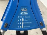 VICE STAND: A folding portable vice stand by HRD Industries, 86cm high - 3