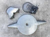 JAGUAR: A group of Jaguar Mark II 3.8 air cleaner parts. [Location: Sydney] - 5