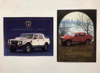 LAMBORGHINI: Two Lamborghini LM002 sales brochures