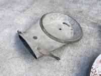 JAGUAR: A group of Jaguar Mark II 3.8 air cleaner parts. [Location: Sydney] - 12