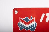 AMPOL: A reproduction enamel Ampol&nbsp;Motor Oil enamel sign, 30cm high, 45cm wide - 3