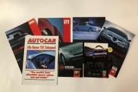 ALFA ROMEO: Seven Alfa Romeo sales brochures. GTV, Spider sales brochures