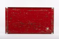 SHELL: A c1970s Shell 'X-100' Motor Oil rack sign, 26.5cm high, 48.5cm wide - 4