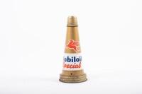 MOBIL: An original Mobil Mobiloil 'Special' tin top pourer for oil bottles, complete with dustcap