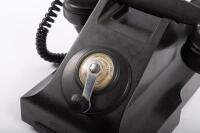 TELEPHONE: A c1950s hand crank bakelite telephone - 2