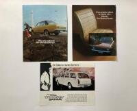 HILLMAN HUNTER: Three Hillman Hunter brochures. Hunter colour chart