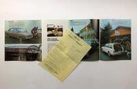 HILLMAN HUNTER: Three Hillman Hunter brochures. Hunter colour chart - 3