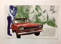 FORD ESCORT: A 1970 'New Ford escort' sales brochure - 2